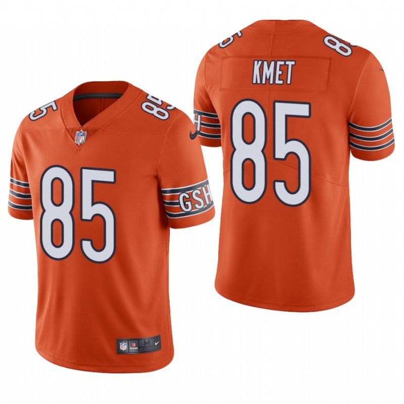 Men Chicago Bears #85 Cole Kmet Nike Orange Limited NFL Jersey->chicago bears->NFL Jersey